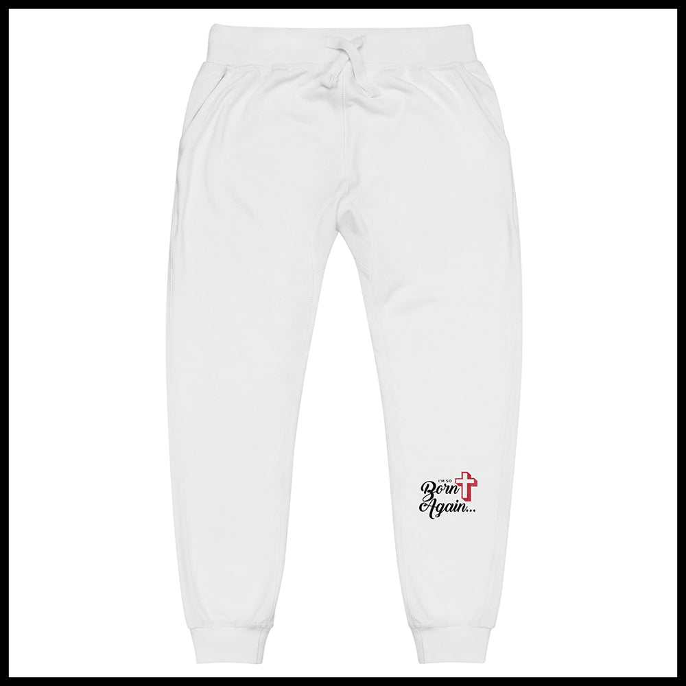 BORN AGAIN WOMENS FLEECE SWEATPANTS