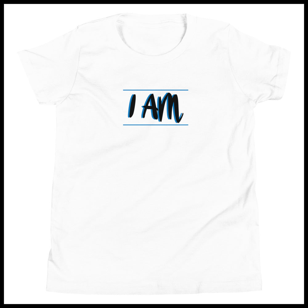 I AM HIM KIDS FRONT AND BACK T-SHIRT