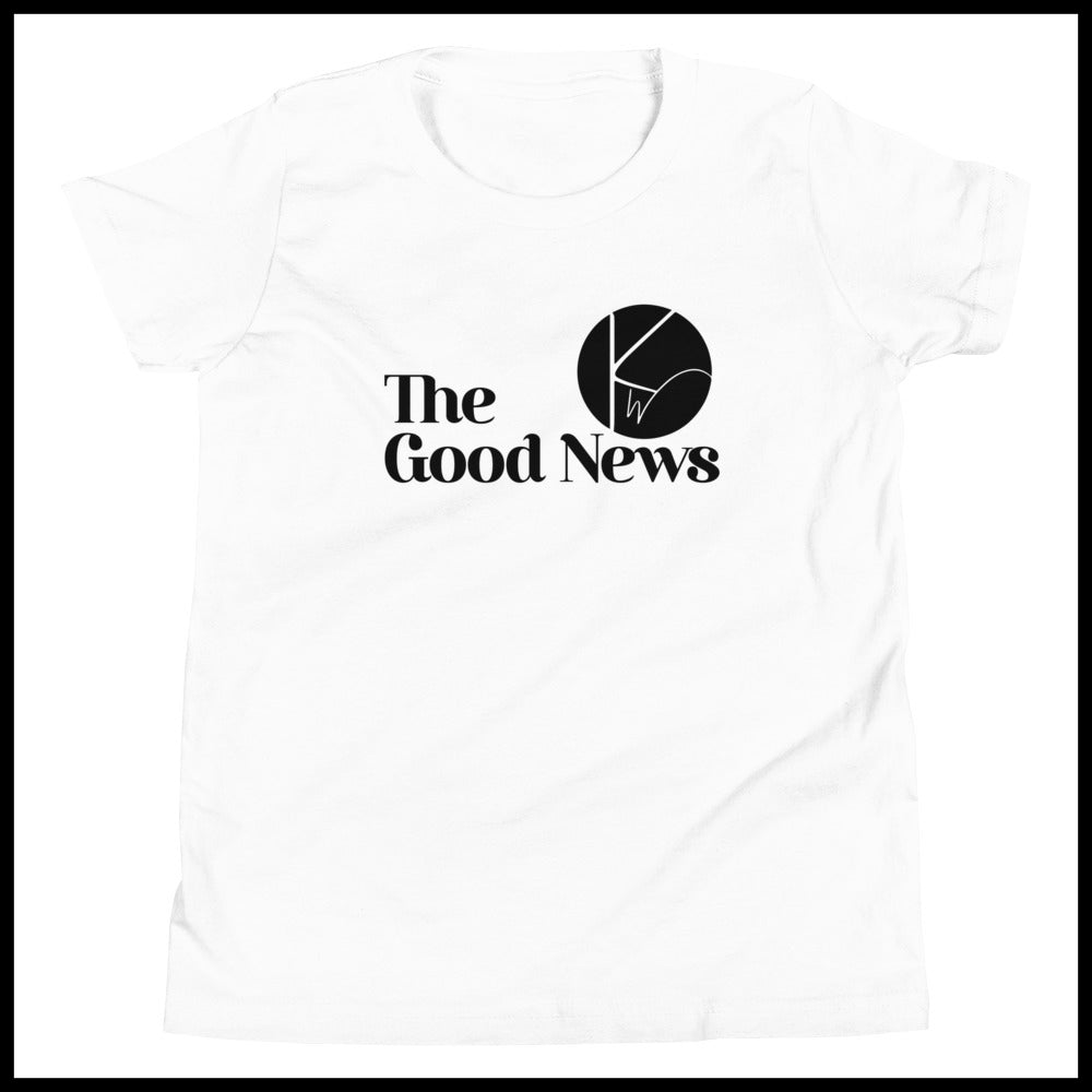 THE GOOD NEWS KIDS FRONT AND BACK T-SHIRT