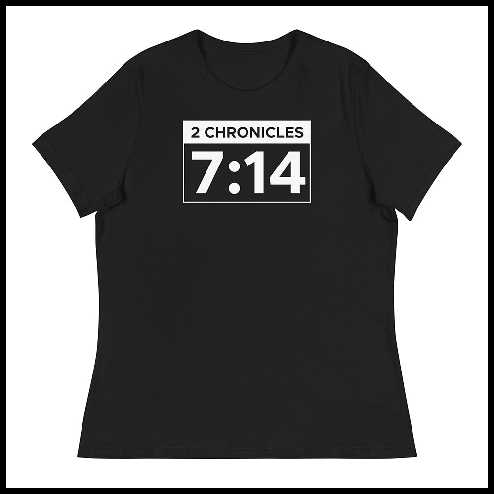 CHRONICLES 7:14 WOMENS T-SHIRT