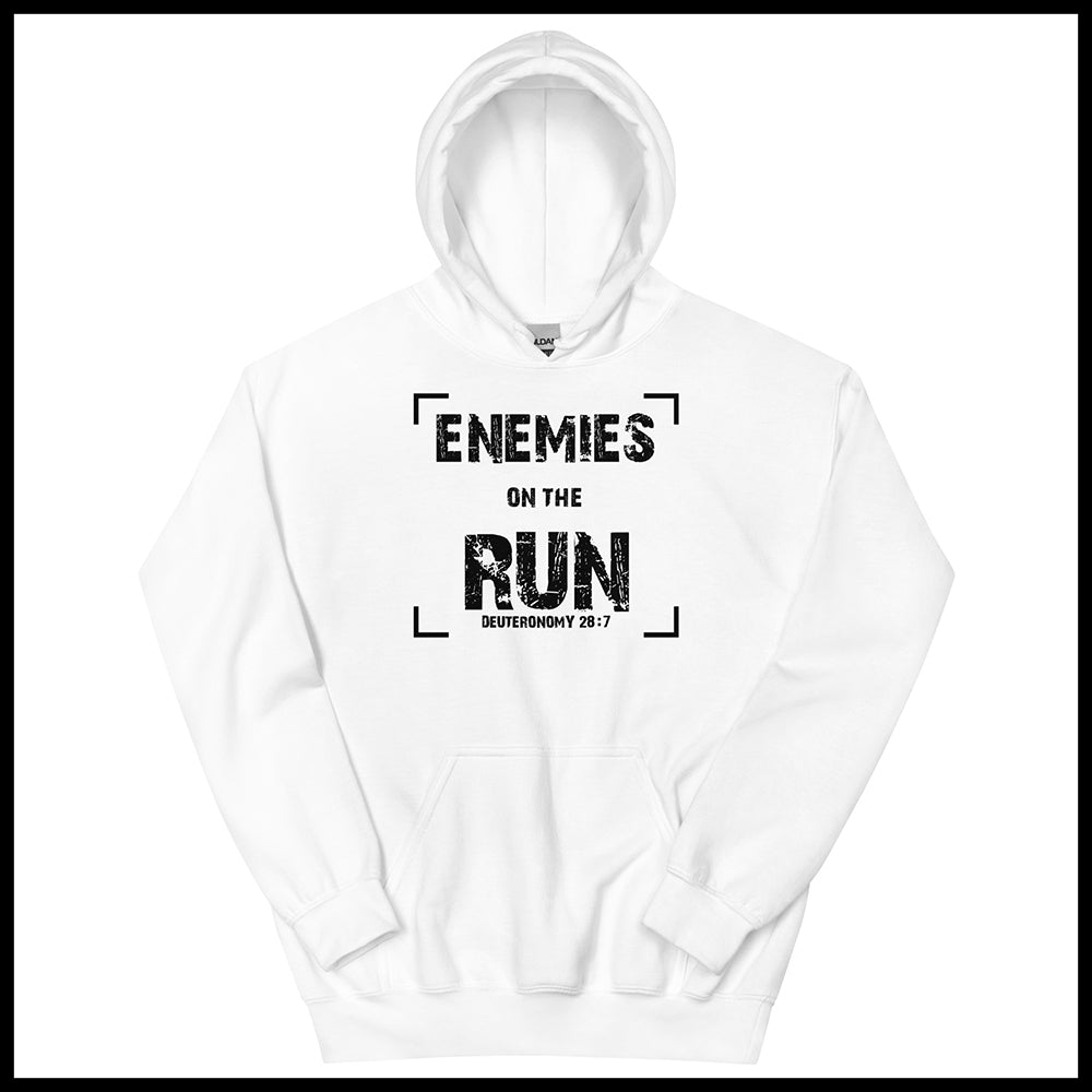 ENEMIES ON THE RUN MENS HOODIE