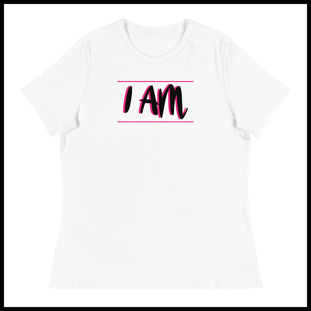 I AM HER WOMENS FRONT AND BACK T-SHIRT