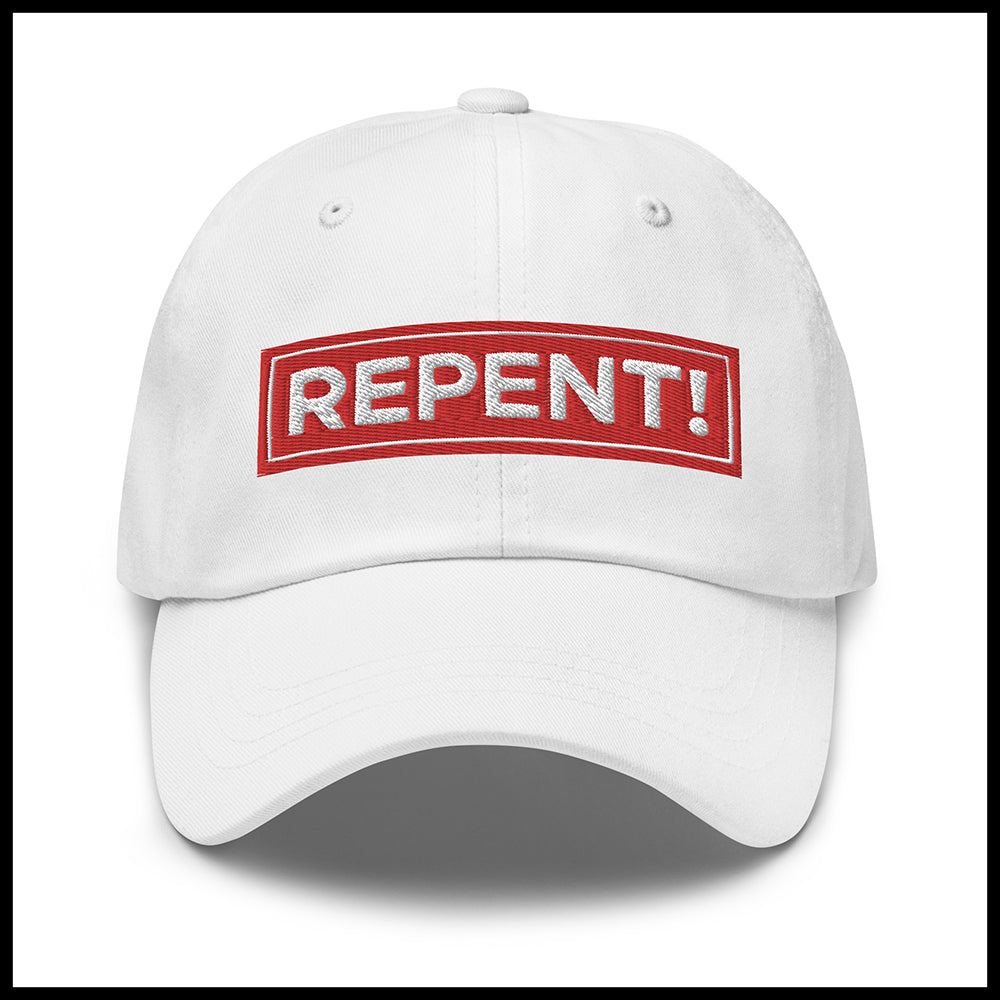 REPENT HAT- RED