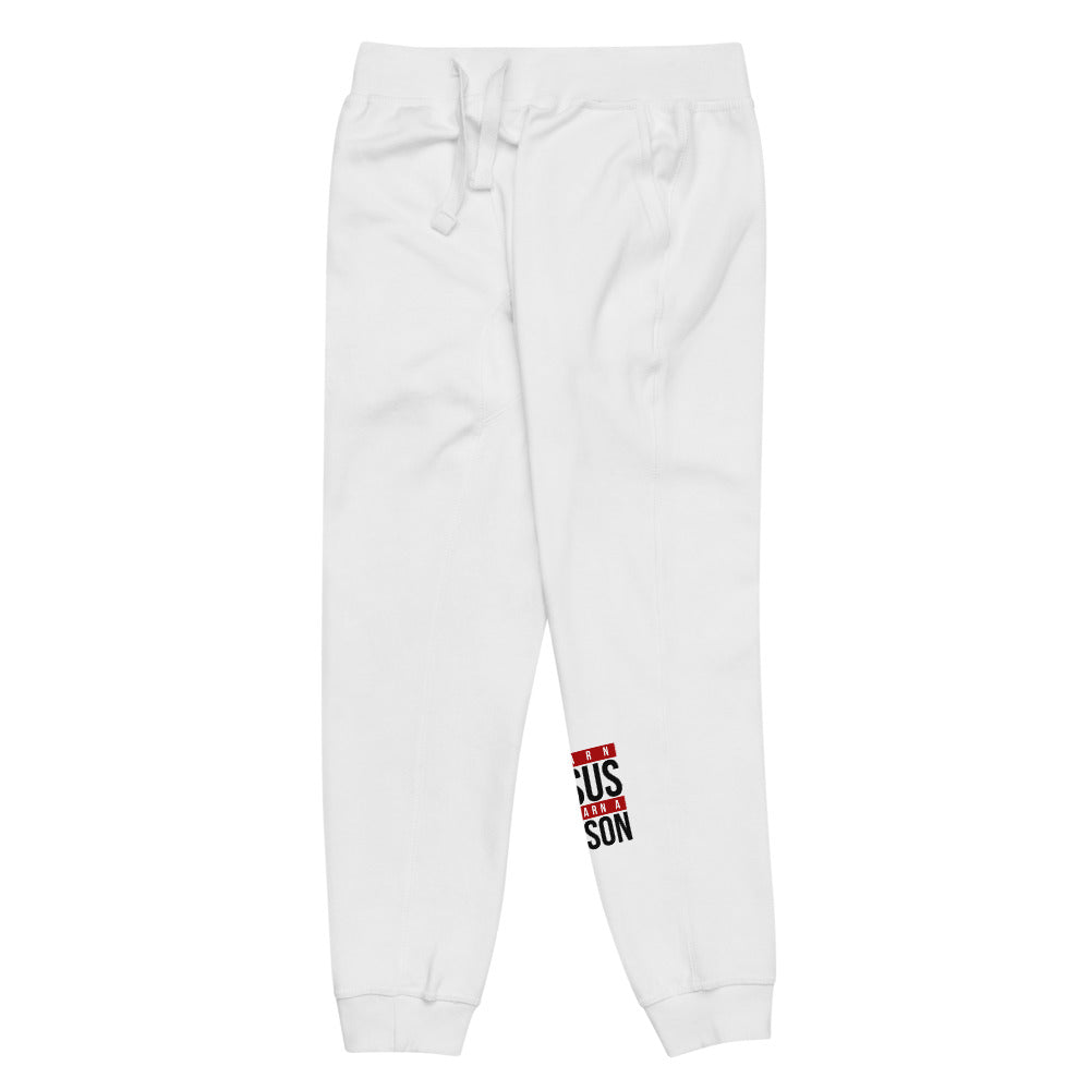 LEARN JESUS OR LEARN A LESSON WOMENS FLEECE SWEATPANTS