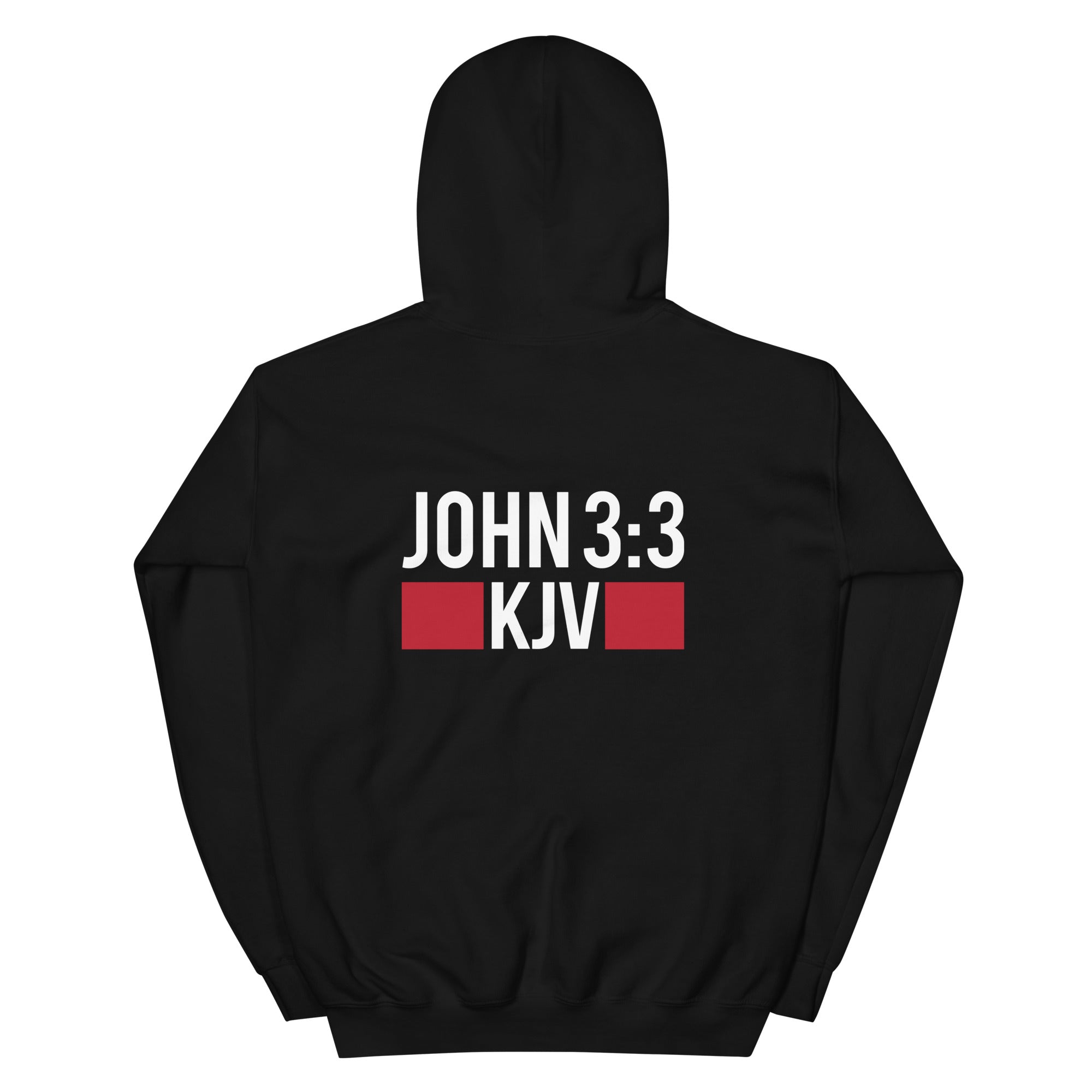 BORN AGAIN MENS FRONT AND BACK HOODIE