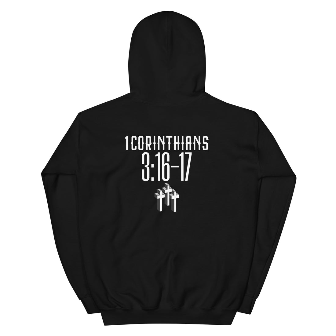 I NEVER NEEDED IT MENS FRONT AND BACK HOODIE