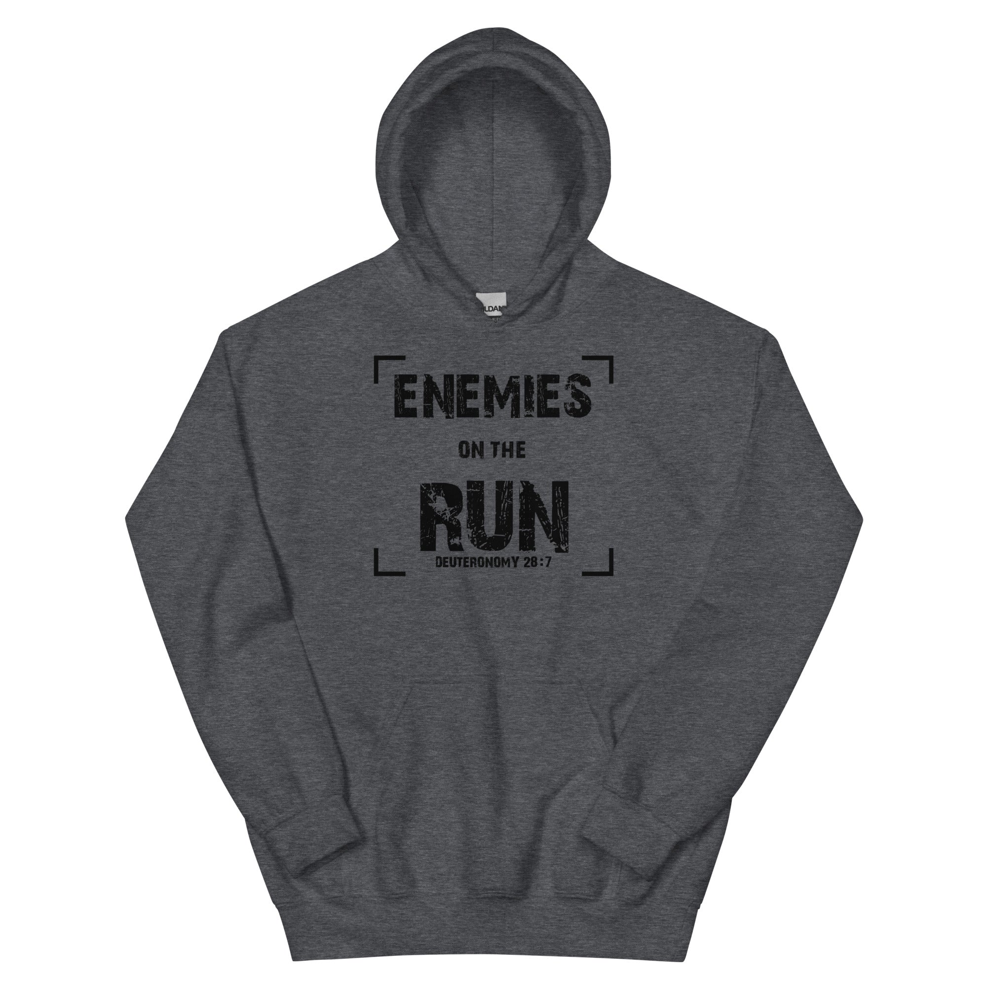 ENEMIES ON THE RUN MENS HOODIE