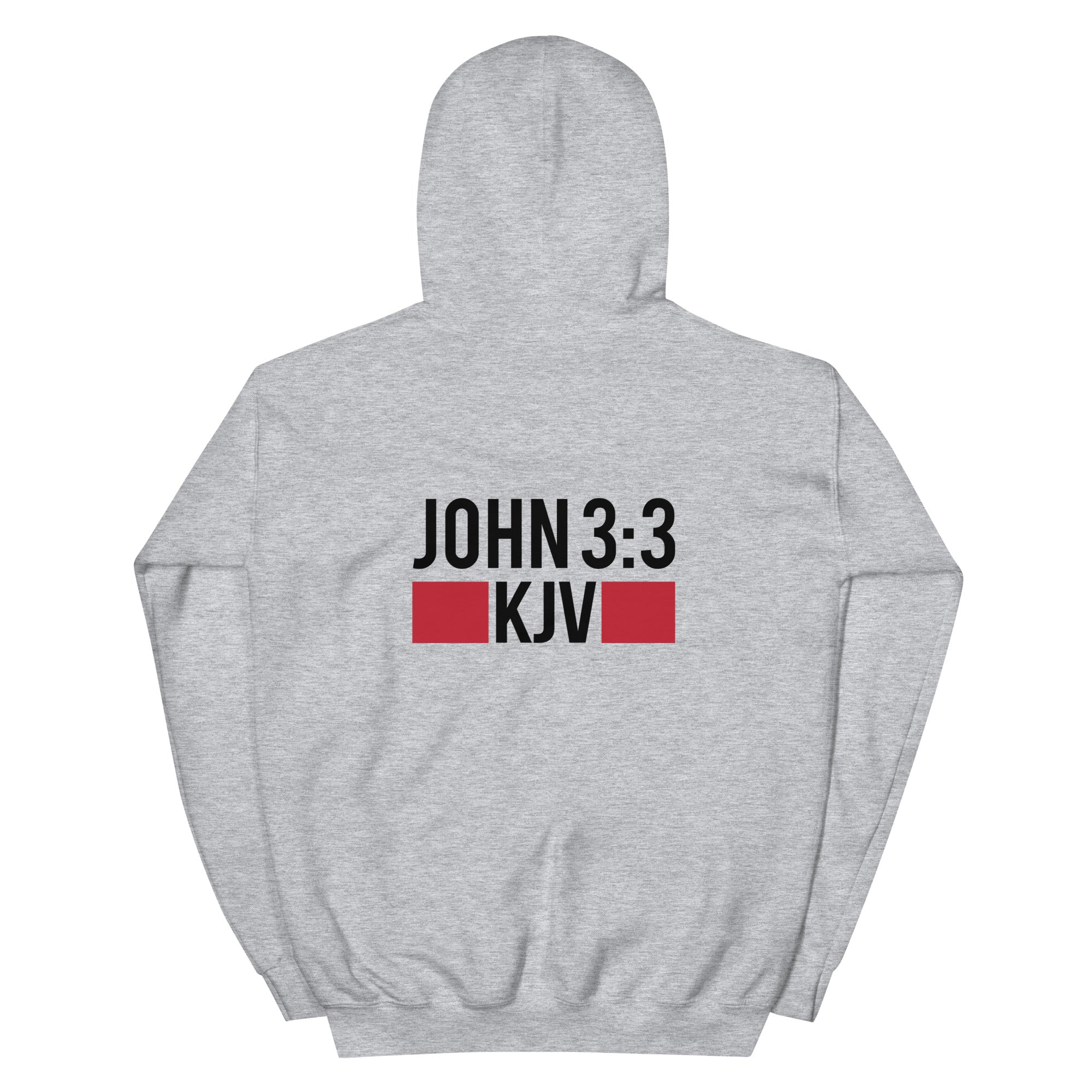 BORN AGAIN MENS FRONT AND BACK HOODIE