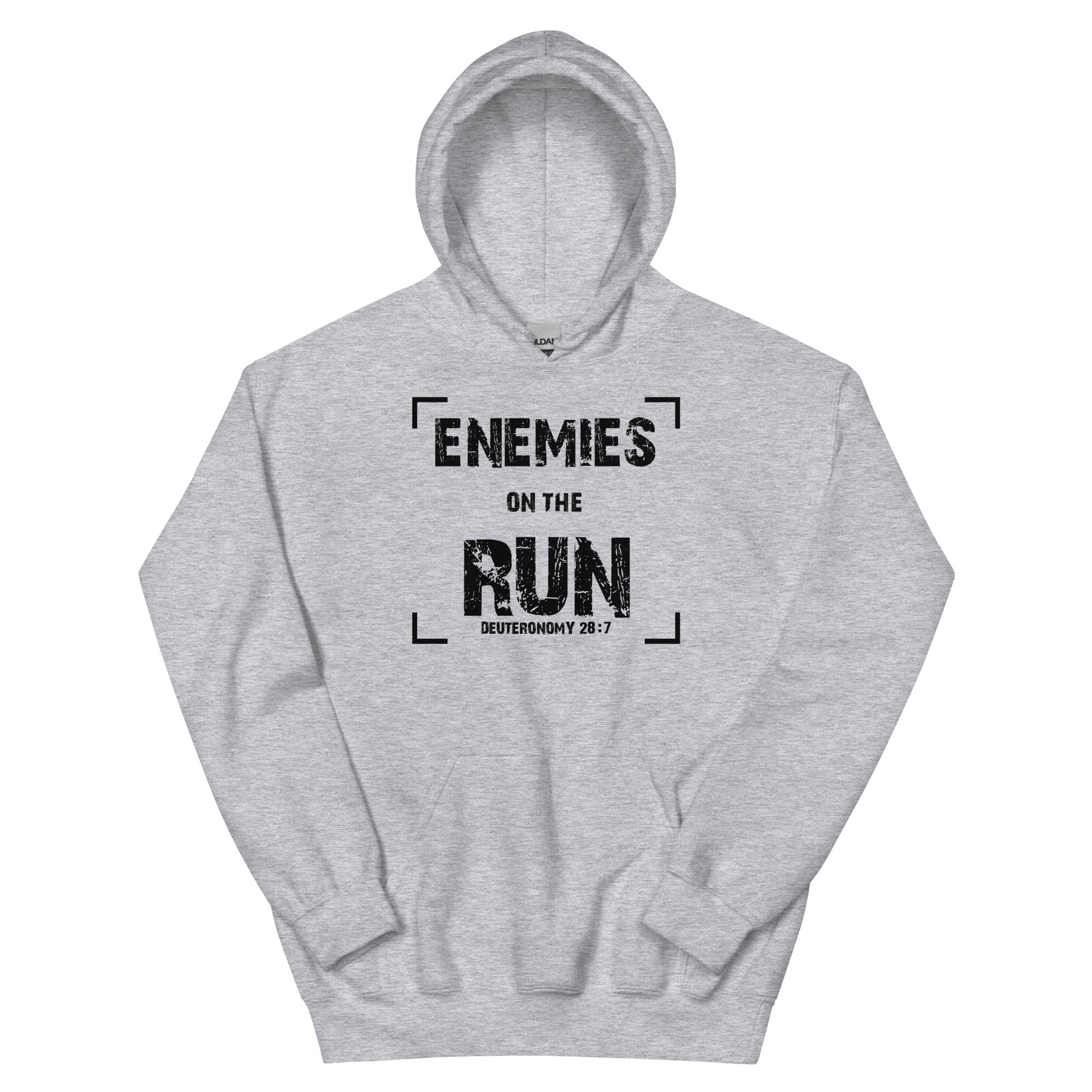 ENEMIES ON THE RUN WOMENS HOODIE