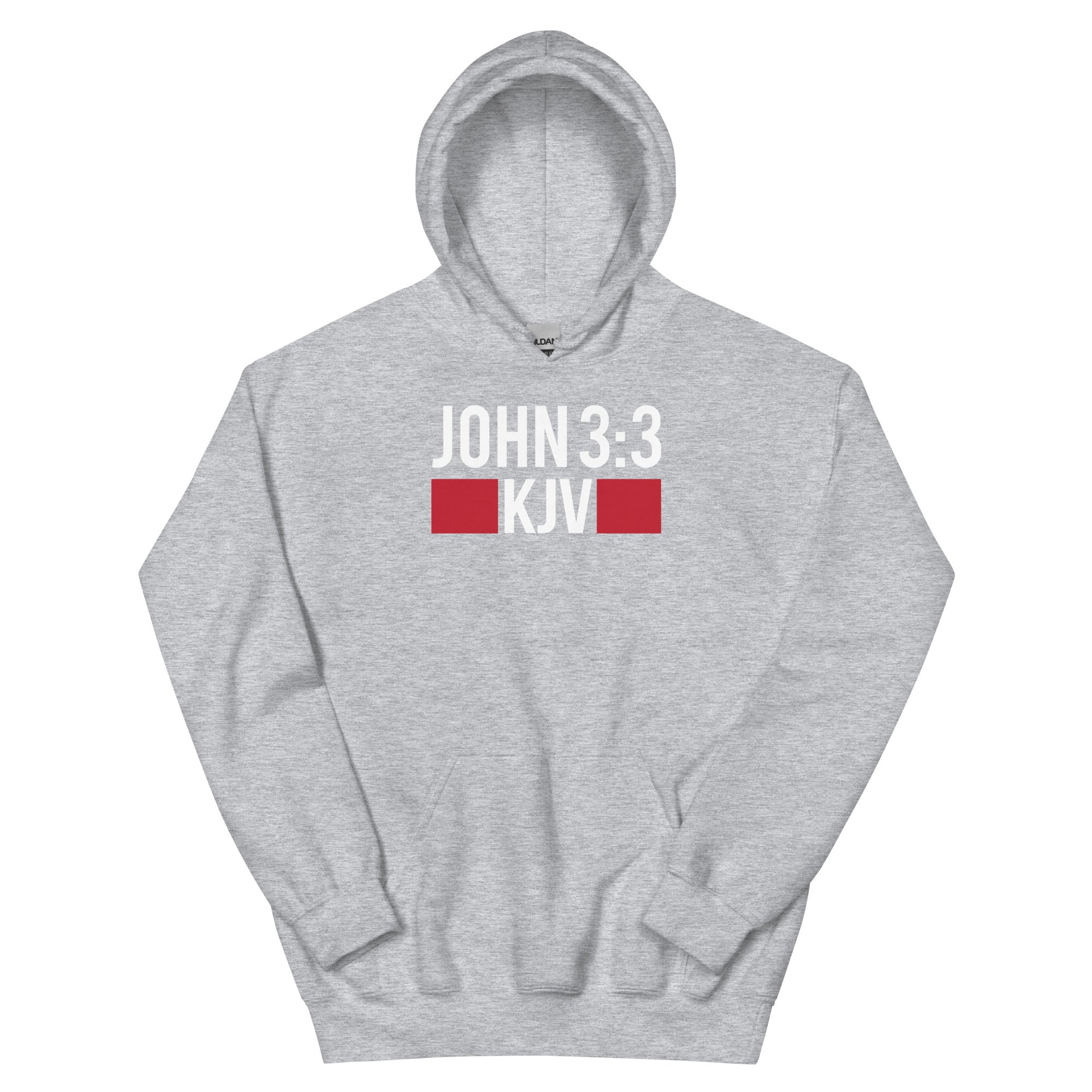 JOHN 3:3 KJV MENS HOODIE