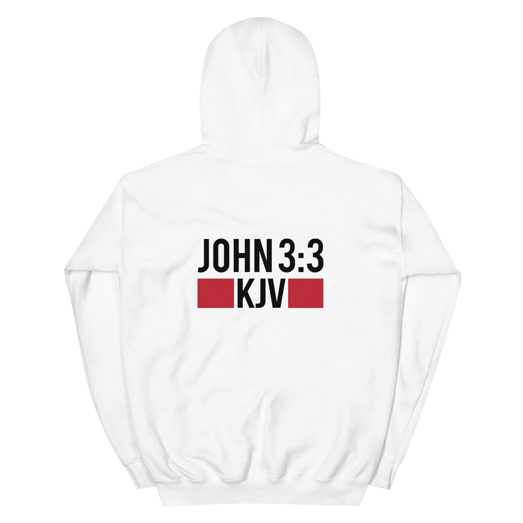 BORN AGAIN MENS FRONT AND BACK HOODIE