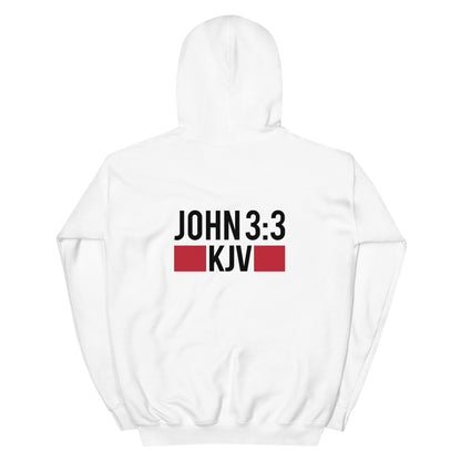 BORN AGAIN MENS FRONT AND BACK HOODIE