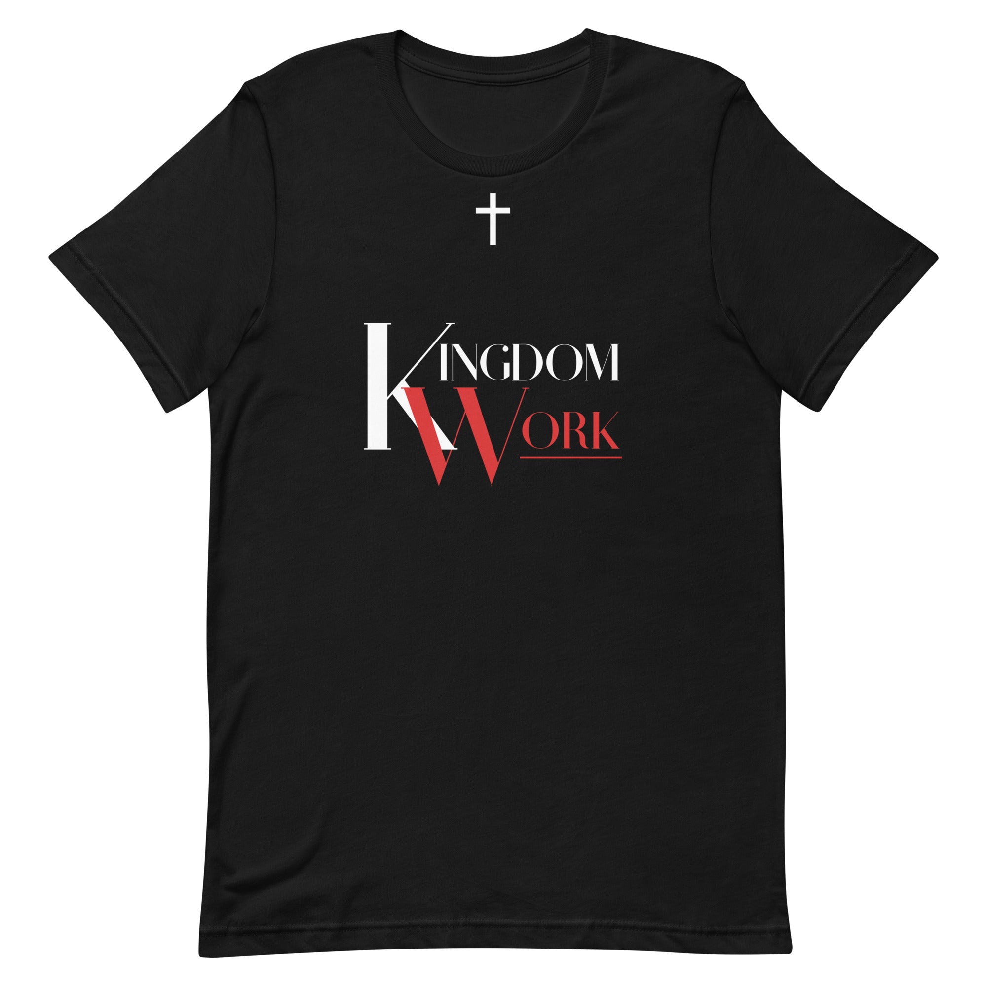 KINGDOM WORK MENS FRONT AND BACK T-SHIRT