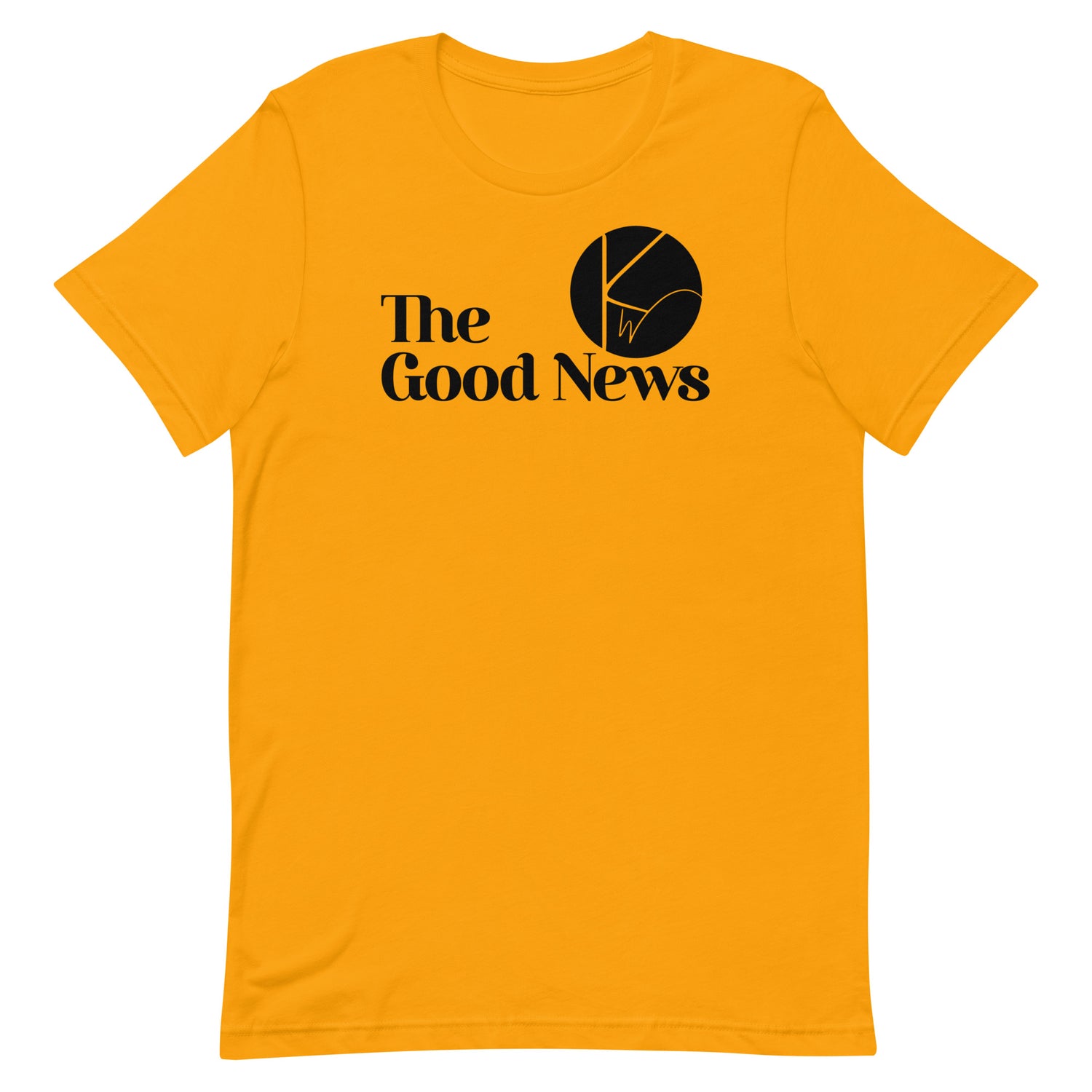 THE GOOD NEWS UNISEX FRONT AND BACK T-SHIRT
