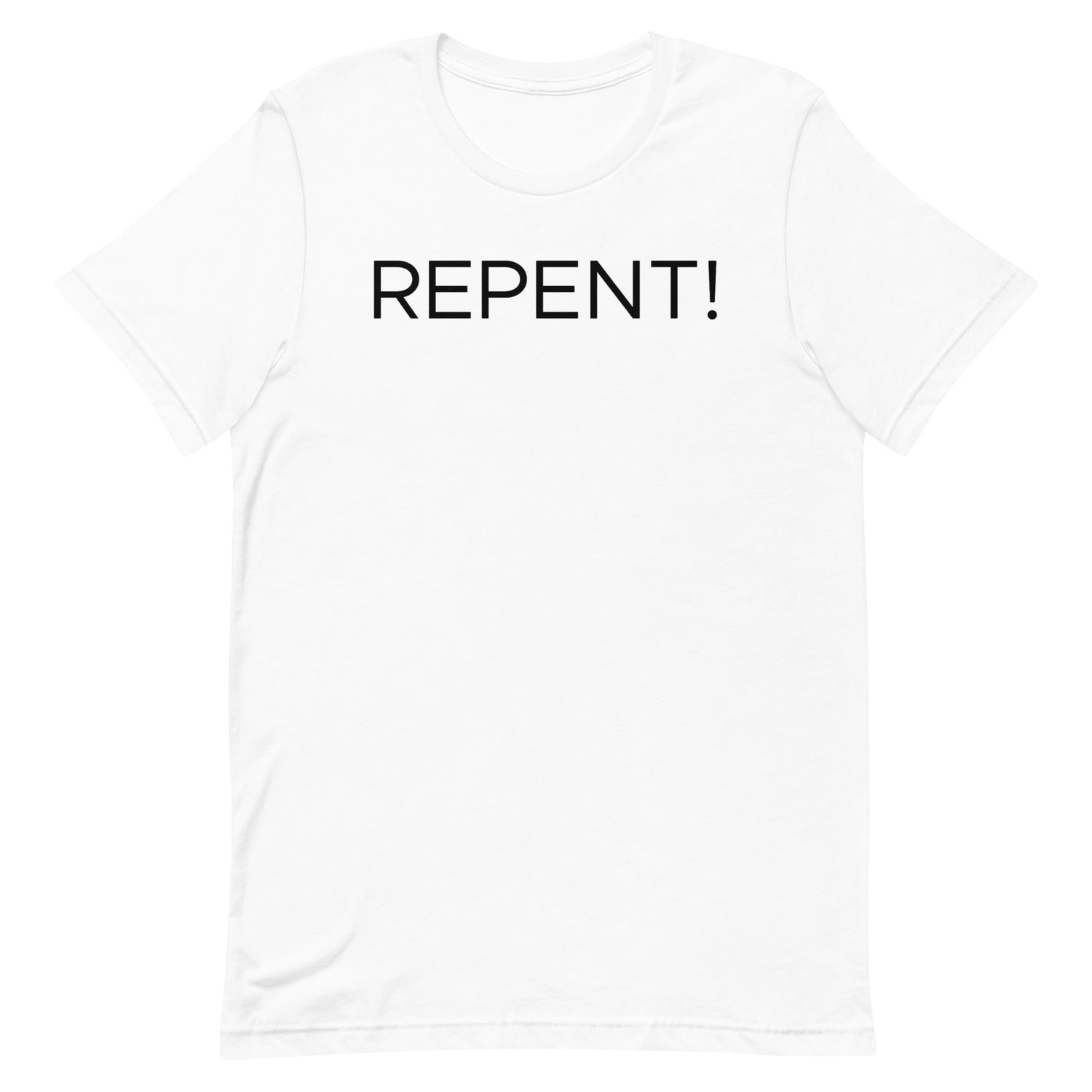 REPENT UNISEX FRONT AND BACK T-SHIRT