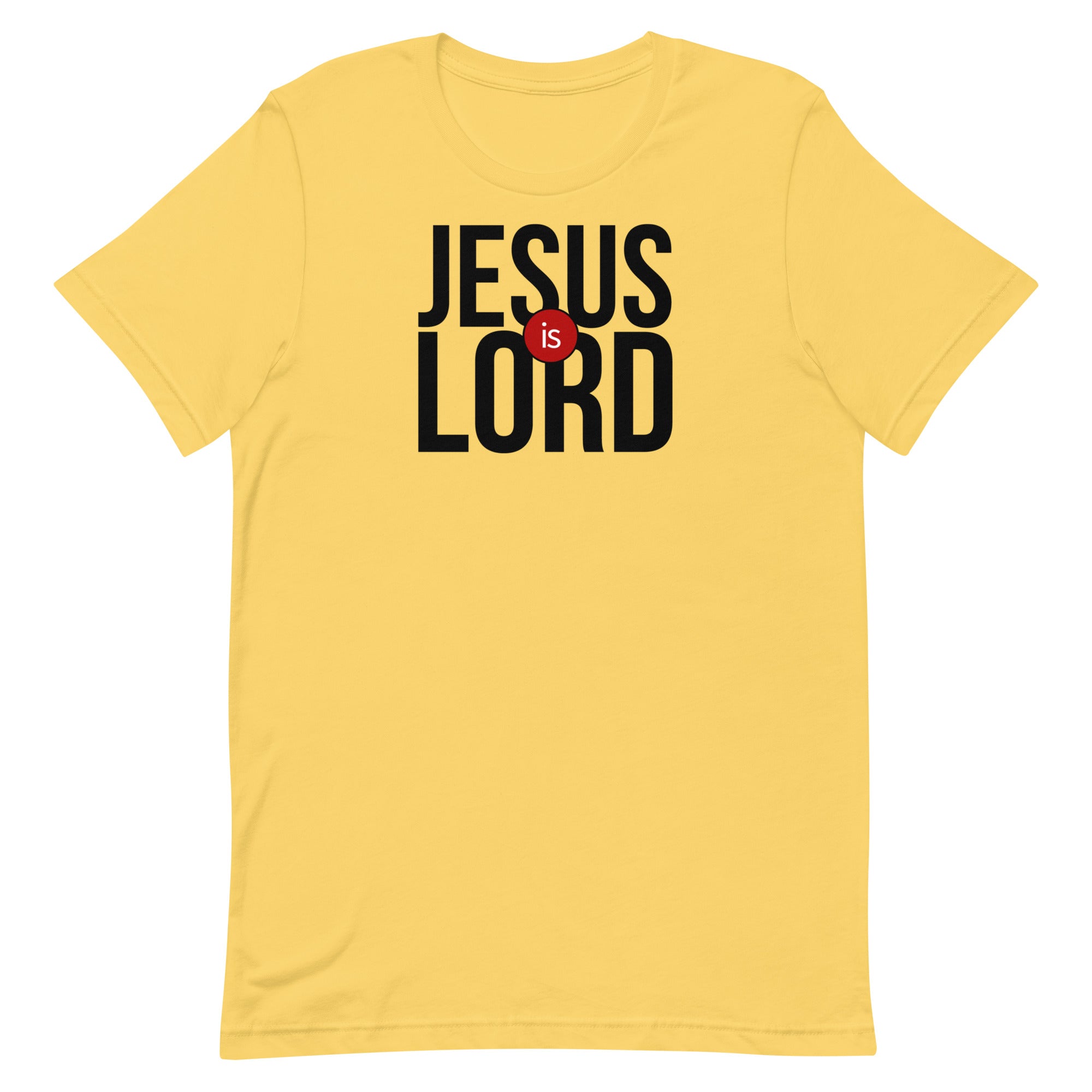 JESUS IS LORD MENS FRONT AND BACK T-SHIRT