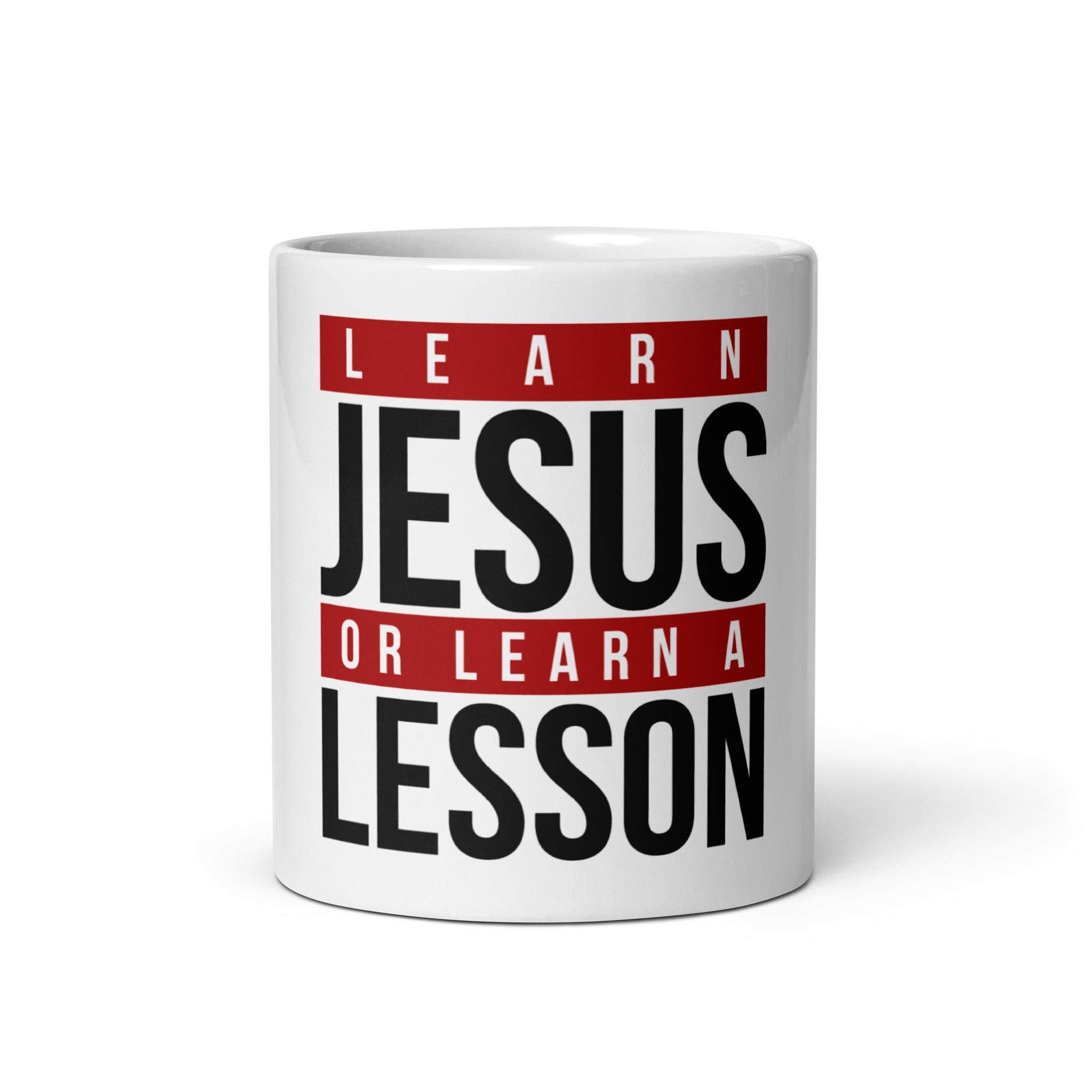 LEARN JESUS OR LEARN A LESSON MUG