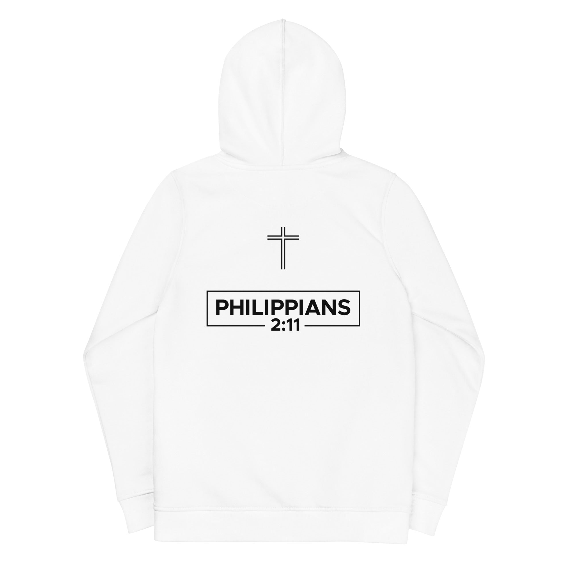 JESUS IS LORD WOMENS FRONT AND BACK HOODIE