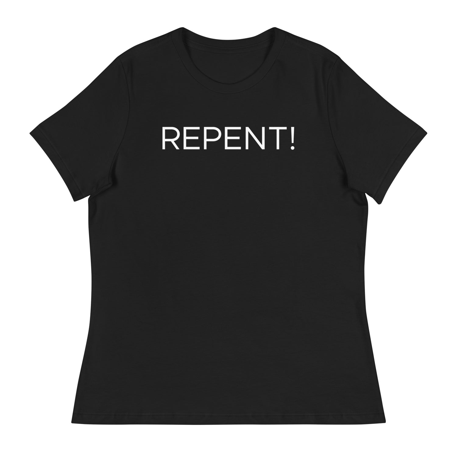 REPENT WOMENS FRONT AND BACK T-SHIRT