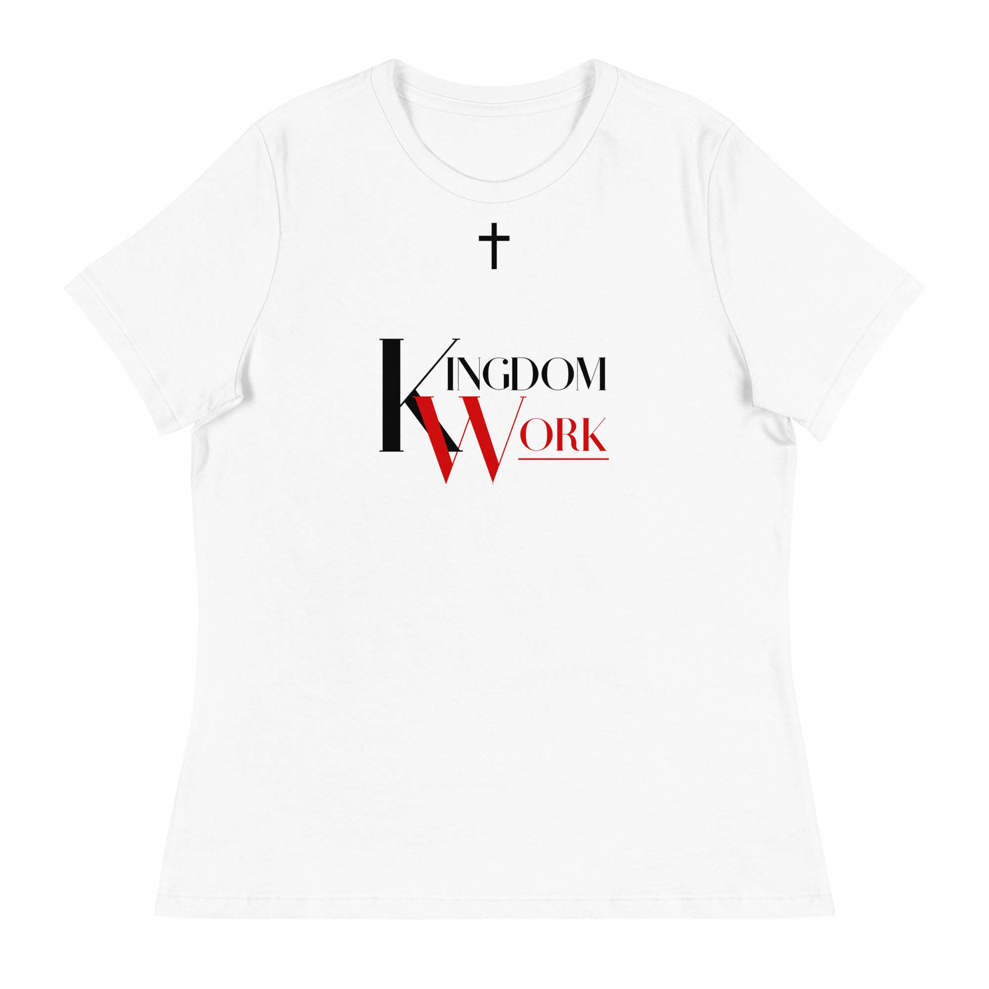 KINGDOM WORK WOMENS FRONT AND BACK T-SHIRT