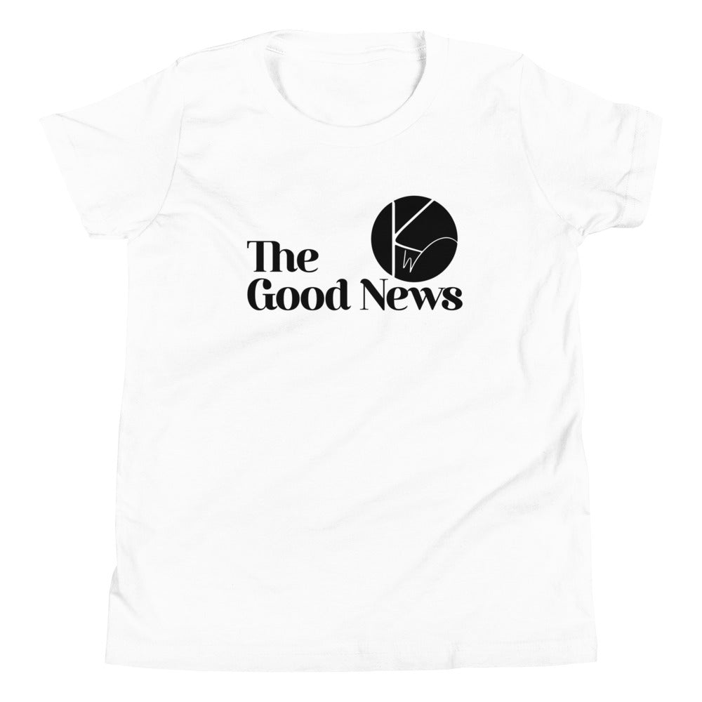 THE GOOD NEWS KIDS FRONT AND BACK T-SHIRT